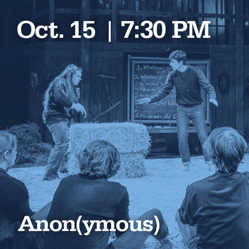 October 15 at 7:30 PM | Anonymous