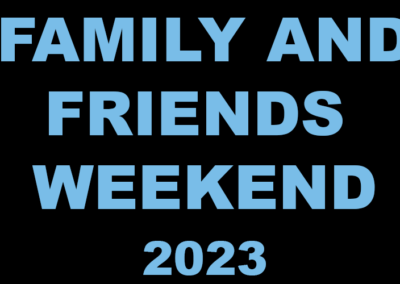 2023 Family and Friends Weekend: Fri-Sun