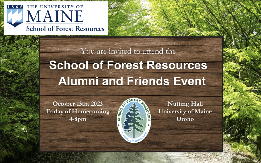 School of Forest Resources Alumni & Friends Event – Friday 4-8pm