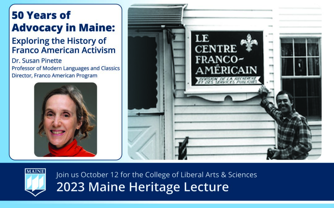 Maine Heritage Lecture – Thursday 3pm