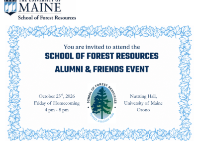 UMaine School of Forest Resources Alumni & Friends Event